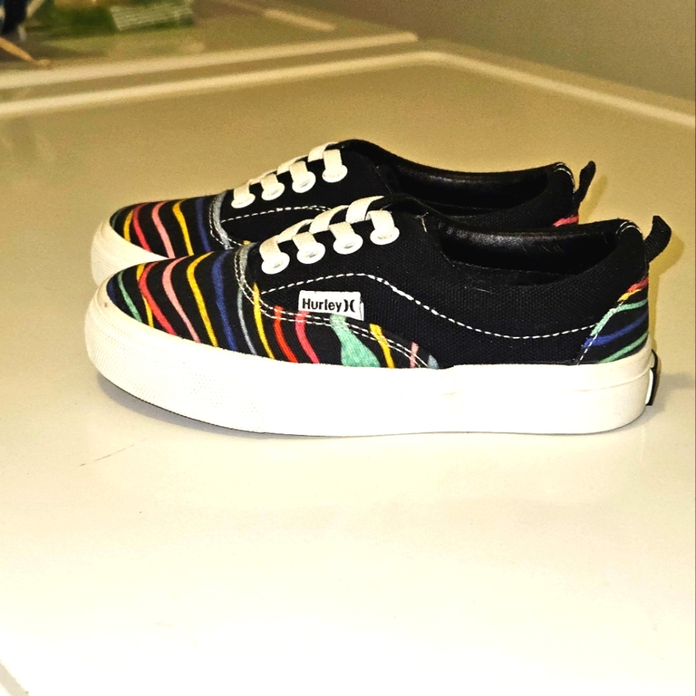 HURLEY Suma Authentic Toddler's Black and Multicolor Sneakers